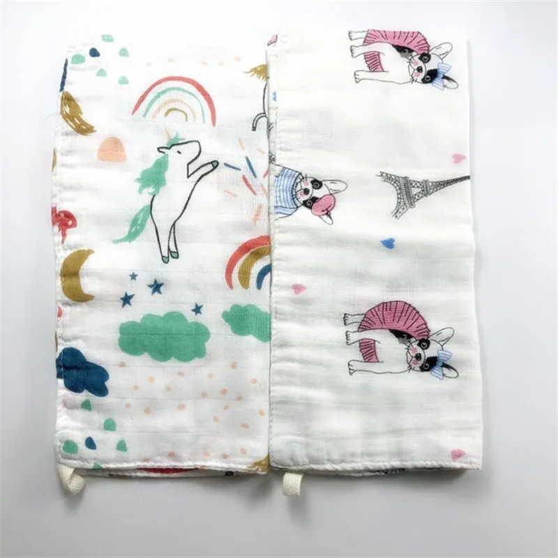 

(3PCS/ LOT)Nursing towel baby bibs handkerchief WITH 100% cotton31*28CM cm baby muslin towel