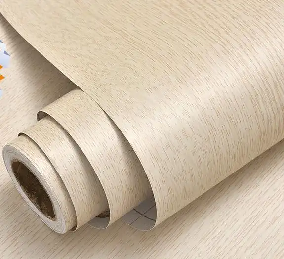 Thick White Oak Stickers Pvc Self Adhesive Wallpaper Wardrobe