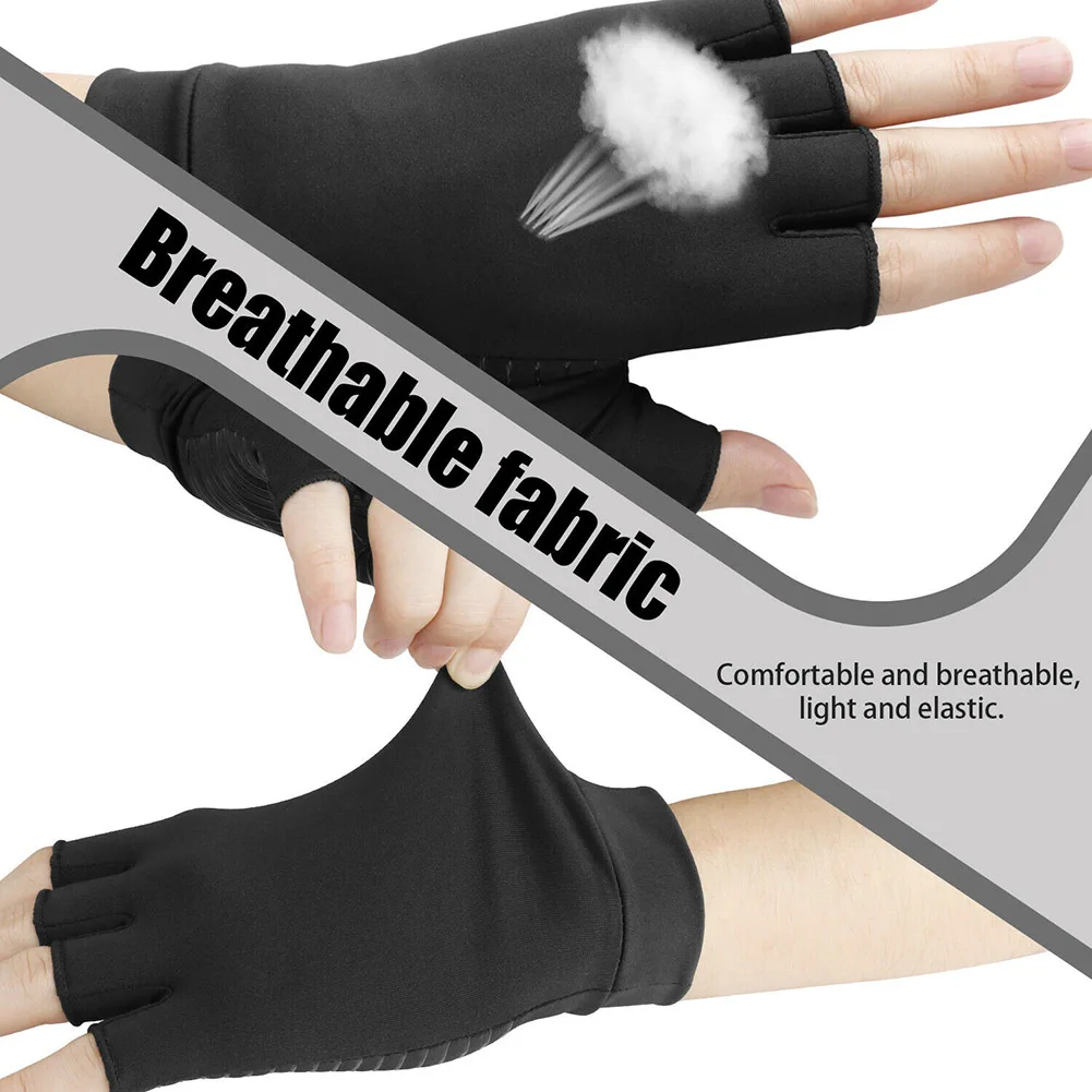 Компрессионные перчатки при артрите из медного волокна, облегчающие боль суставы, поддерживающие DM-19ING