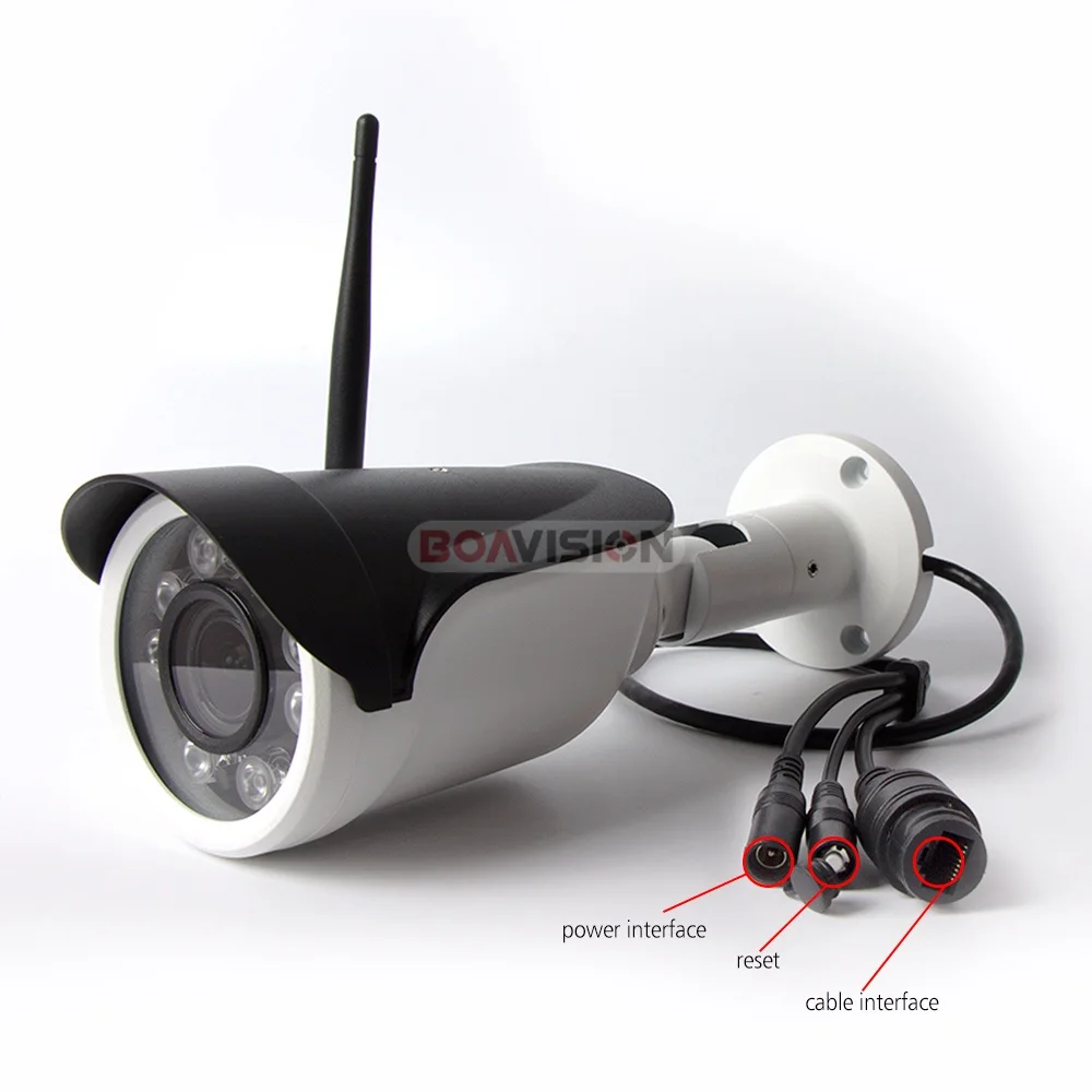 IP камера видеонаблюдения HD 1080P Беспроводная с поддержкой Wi Fi и оптическим