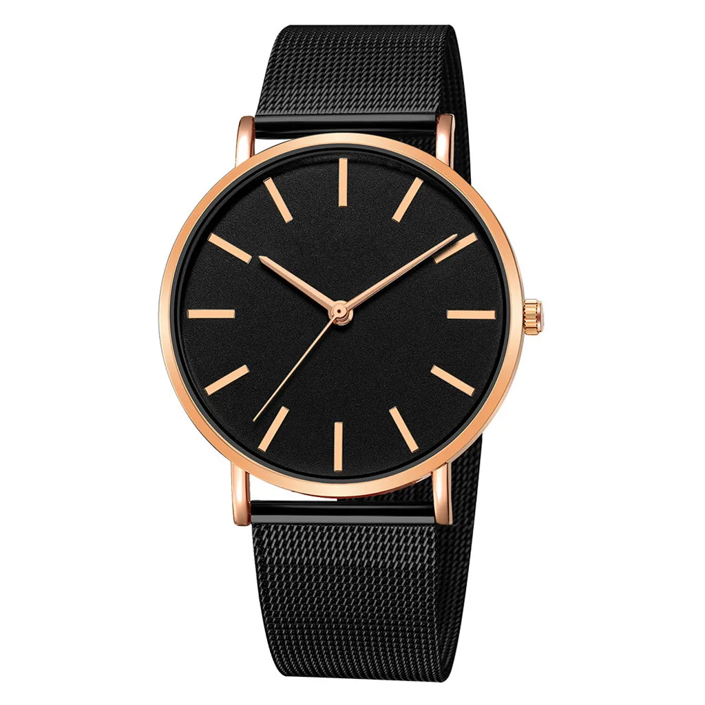 Модные часы мужские Relogio Masculino кварцевые наручные часы сетка из нержавеющей стали высокого качества Повседневные Reloj Hombre роскошные часы