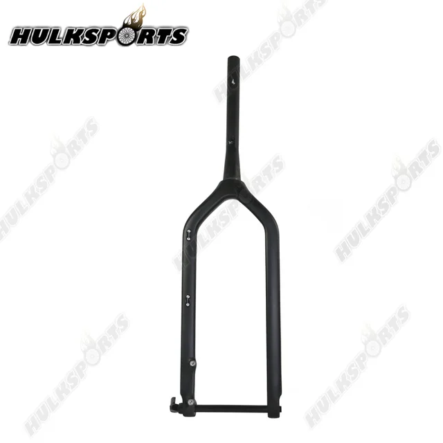 Best price at $180 Cheap 26er Carbon fat bike/sand bike/snow bike fork Toray T700 full carbon fork full carbon fat bicycle fork HK-CF-190-Z