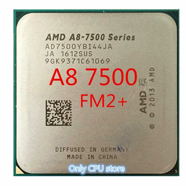 A8-7500 A8 7500 AD7500YBI44JA четырехъядерный 3,0 GHZ разъем FM2+ 4MB 65W настольные компьютеры cpu разбитые части