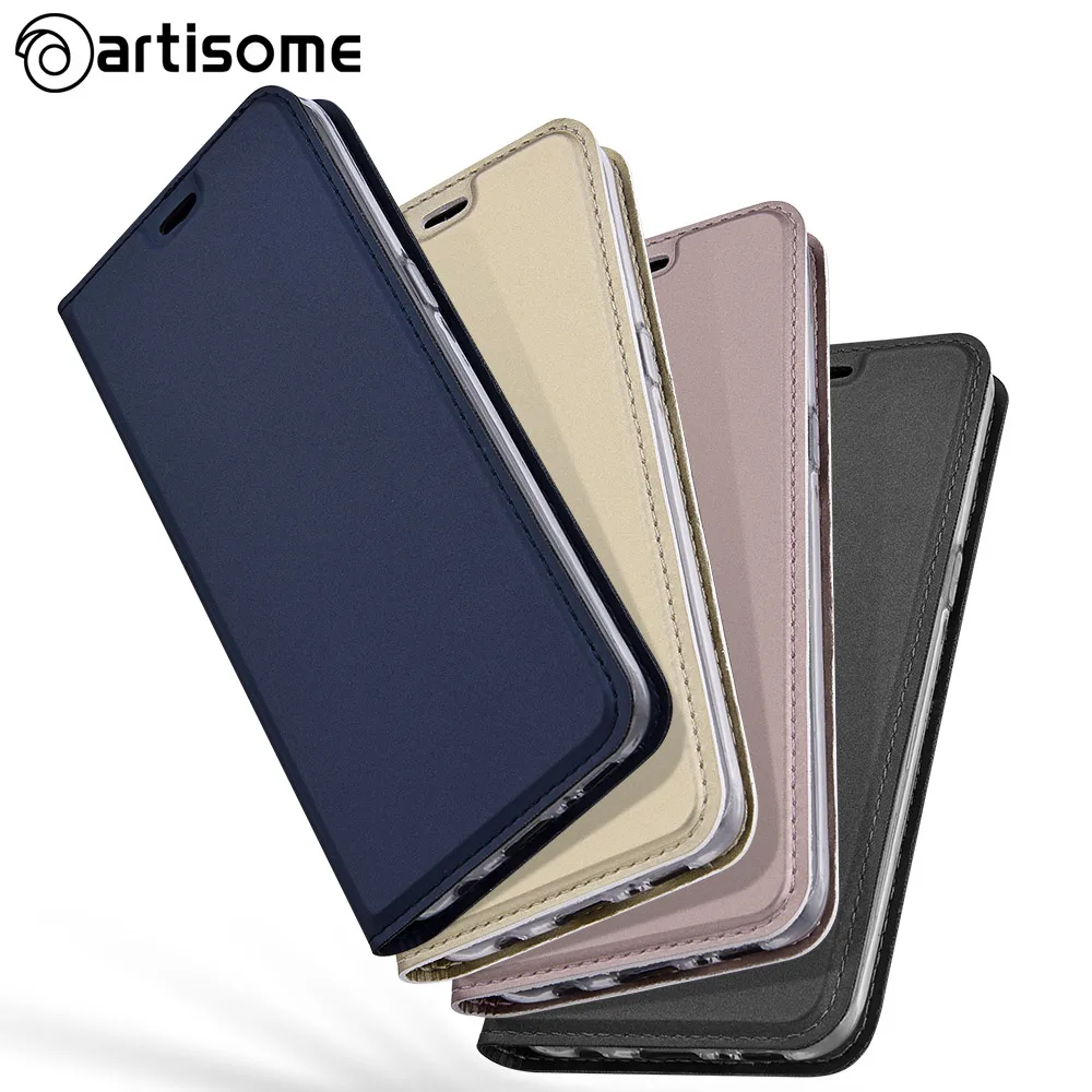 Чехол ARTISOME Filp для Samsung S8 Plus кожаный держатель карт подставка телефона чехол из