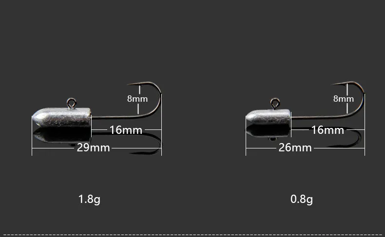 15 шт. плот лед рыболовный крючок привести голову Вес кривошипно Крючки джиг крючок для Мягкая приманка приманки рыболовные снасти Para pesca