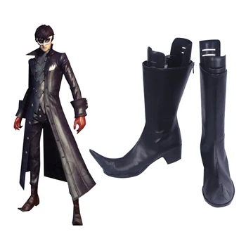 

Japanese Anime Persona 5 Kurusu Akira Joker Cosplay Boot Shoes