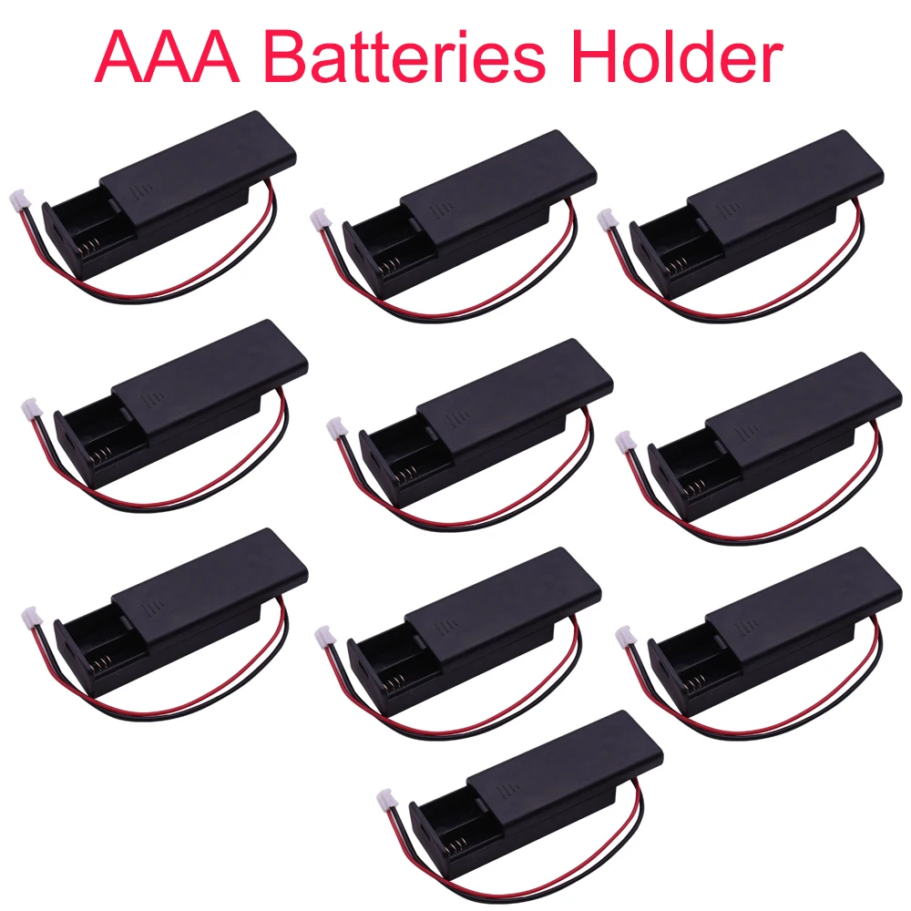 

10pcs For micro:bit Battery Holder Case Cover Shell for 2pcs AAA Batteries 3V PH2.0 for Microbit Development Board Kids FZ3226