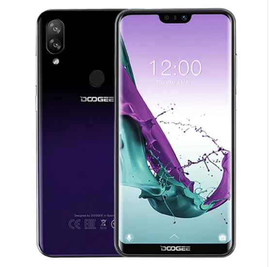 DOOGEE N10 Смартфон Android 8,1 Восьмиядерный 3 ГБ ОЗУ 32 Гб ПЗУ 4G LTE мобильный телефон 5,8" FHD 19:9 дисплей 16 МП 3360 мАч мобильный телефон - Цвет: purple