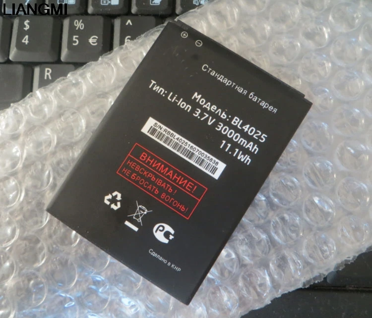 new high quality BL4025 BL 4025 3000mah Replacement Lithium battery For Fly IQ4411 IQ 4411 with phone stander for gift | Мобильные