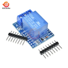 Pour Wemos D1 Mini Module relais bouclier un canal ESP8266 carte de développement D1 mini 5 V pour Arduino kit de bricolage(China)