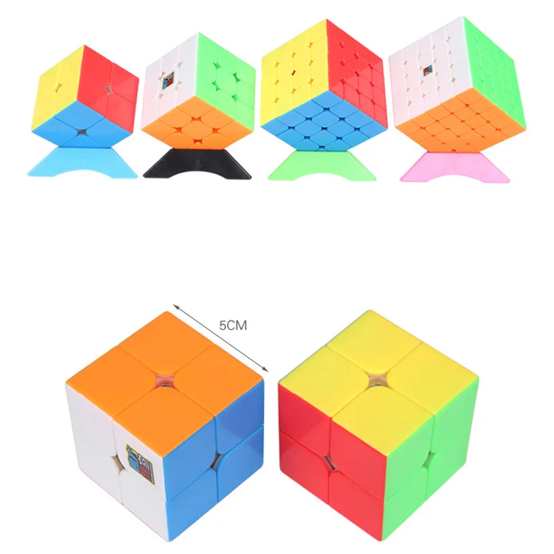 Najtaniej Moyu Cubing Classroom (MoFangJiaoShi) 2x2x2 3x3x3 4x4x4 5x5x5 magiczna kostka zestaw podarunkowy zabawki bez naklejek dla dzieci MF2S MF3S MF4S MF5