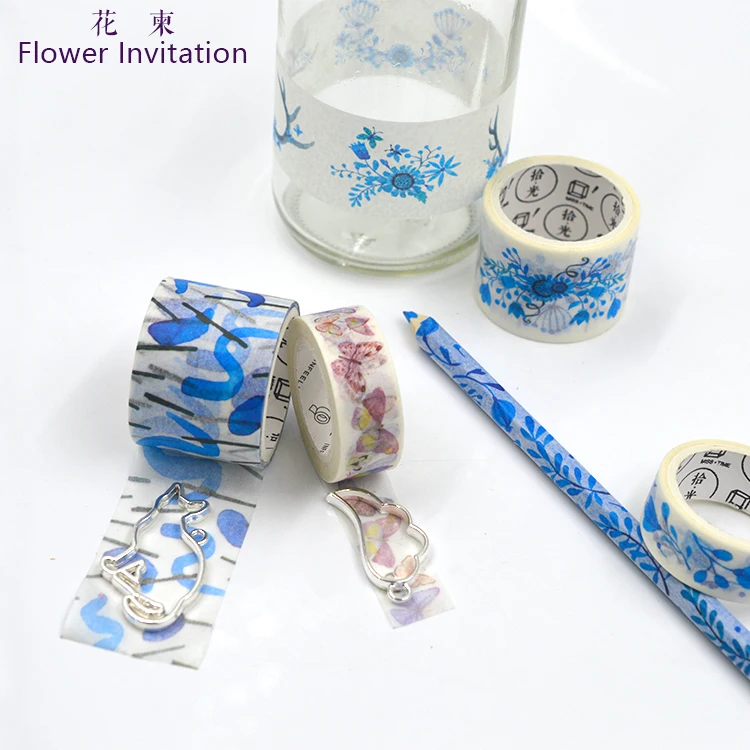 

Flower Invitation And Paper Tape DIY Handmade Decorative Stickers Hand Account Empty Frame Bottom Support Jewelry