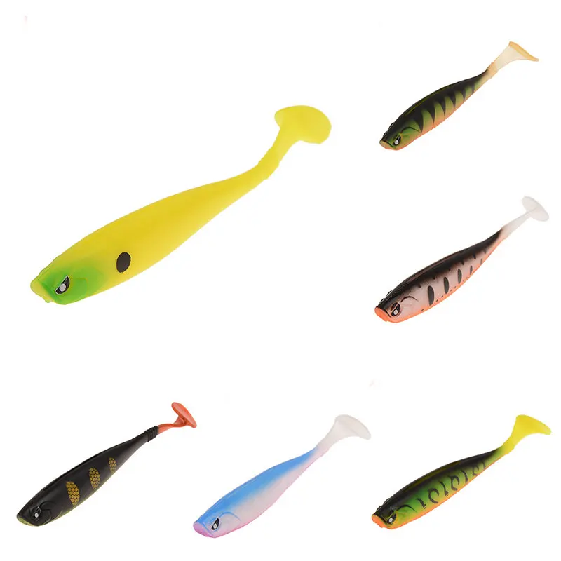 

1pcs Soft Fishing Lure 12.5CM 10g Silicone Bait Shad Worms Bass Pike Minnow Swimbait Rubber Fish Lures