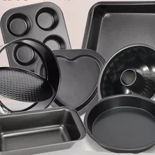 Новые антипригарные формы для выпечки, инструменты из углеродистой стали, форма для выпечки торта, форма для украшения торта, инструмент для микроволновой печи, набор для выпечки JJ137