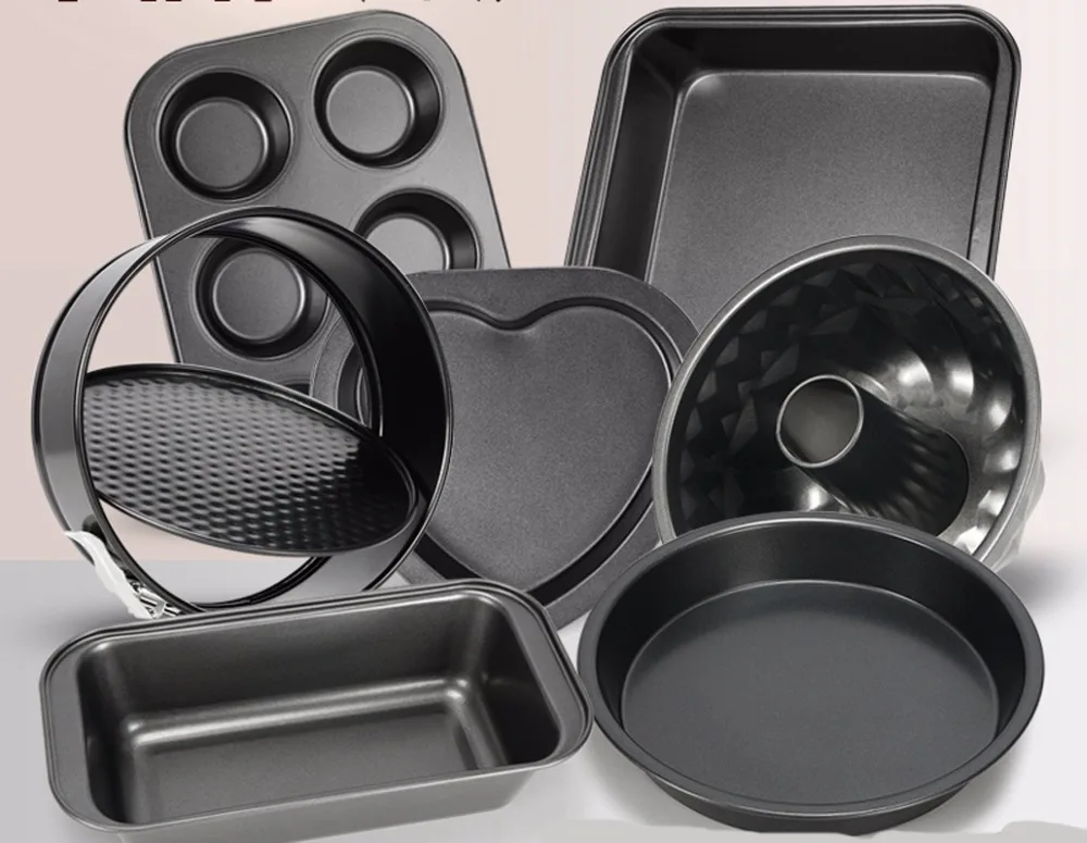 New Non stick Bakeware Tools Carbon Steel Cake Pan Baking Mold Cake