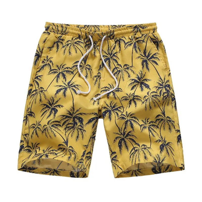 GEJIAN мужские летние новые плоские повседневные Гавайские пляжные шорты с карманами быстросохнущие плавки морской серфинг мужские шорты для плавания - Цвет: ST002