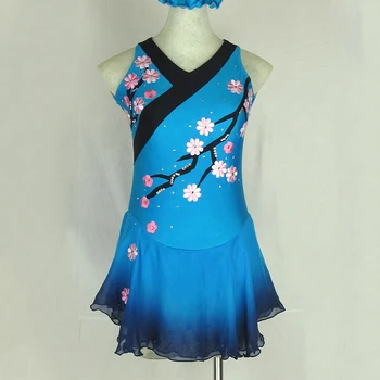 

Ice Skating Dress Competition Figure Skating Baton Twirling Costume Adult Child Custom Skating Dress Clothing