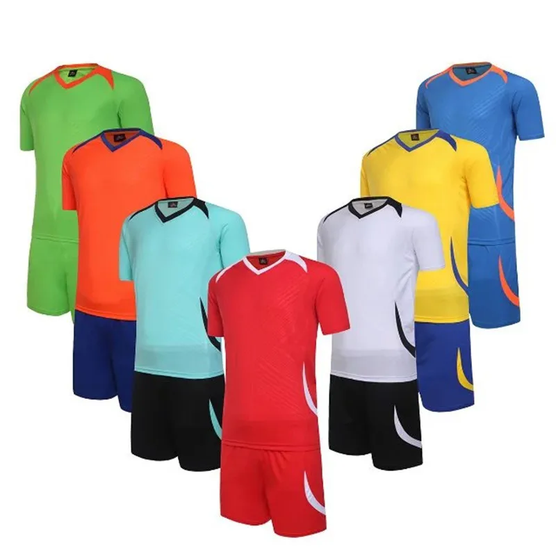 Children Adults Football Jerseys and shorts Training Suit Clothes Set