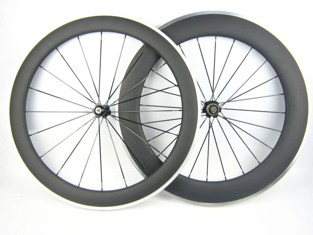 Carbon Bike Wheels Alloy Brake Surface 