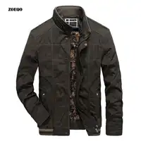 casual Fleece Thermal Parka New Male Overcoats Winter Men's Tactical Military Jackets Padded Mens Brand Clothing
