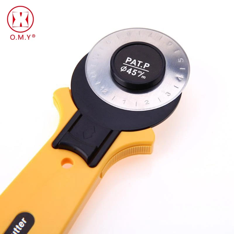 Online O.M.Y Patchwork Rol Roda Putaran Kain Pisau Pisau Pemotong Pisau Rotary Cutter 45mm Untuk Kulit Kulit Kain Kerajinan Kain