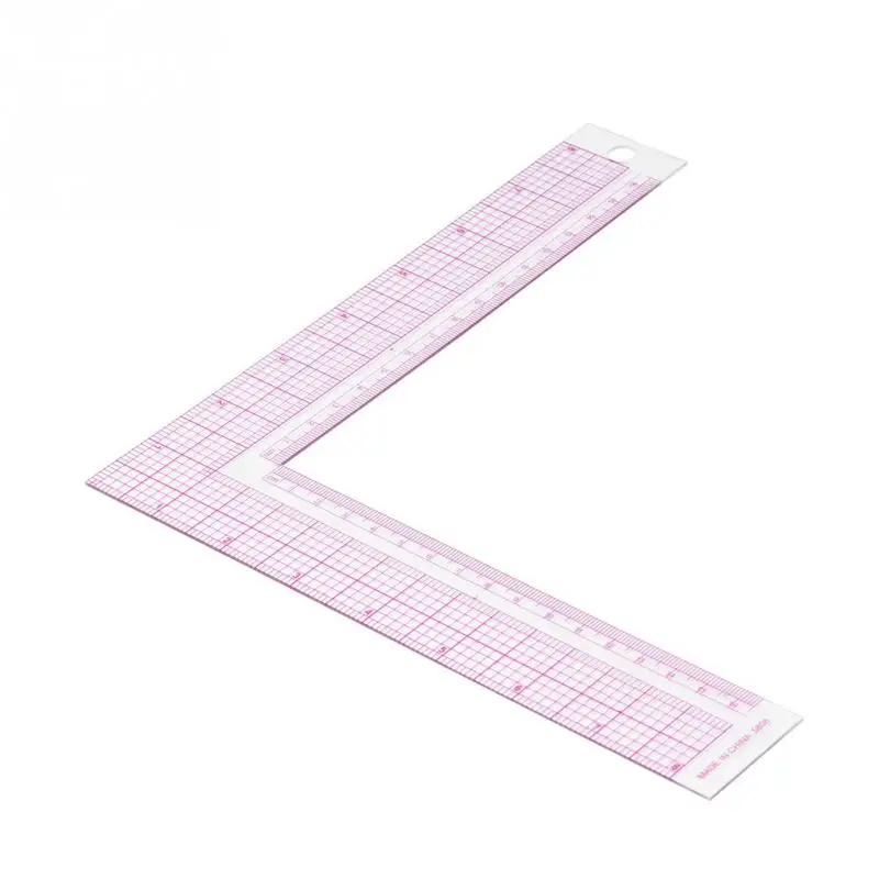 1Pcs Professional Plastic L Square Shape Ruler French Curve Sewing