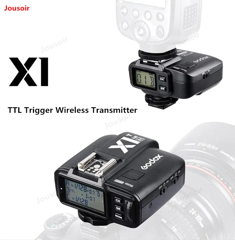 Godox X1T Flash Trigger поддерживает высокоскоростной синхронный TTL триггер C/N/S