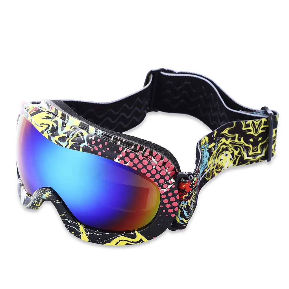 Double UV Protection Anti fog Skiing Goggles Mask Child Snowboarding
