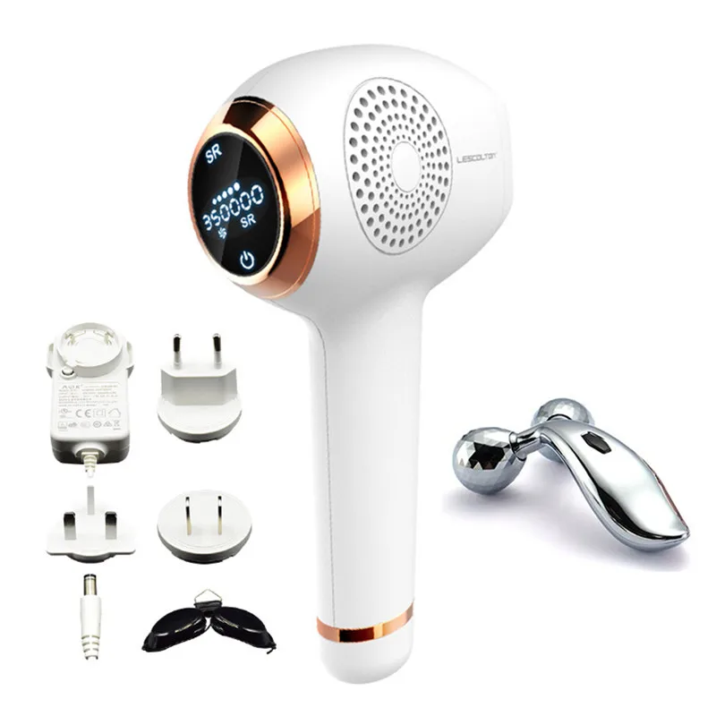 

2 in 1 IPL Laser Epilator Hair Removal LCD Display Machine for Bikini Body Armpit Face Rechargeable Depilador