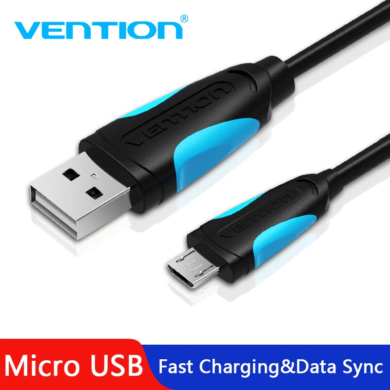 

Vention Micro USB Cable Fast Charging Wire for Android Mobile Phone Data Sync Charger Cable 3M 2M 1M For Samsung HTC Xiaomi Sony