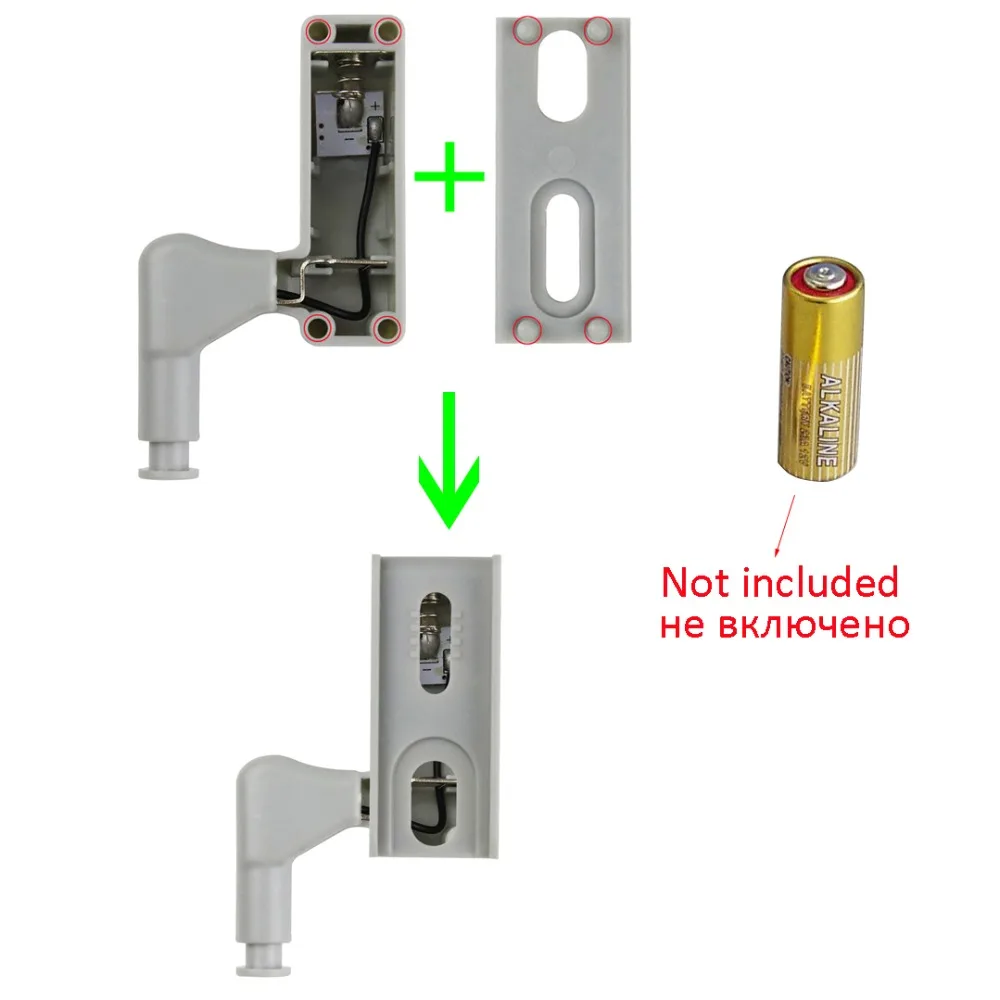 10 шт. светодиодный светильник для шкафа, универсальный шкаф, внутренний шкаф, шарнирная лампа, шкаф, шкаф, датчик, светильник, подсветка, шкаф HQ