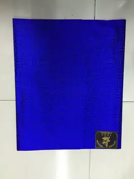 

2017 Nigeria Headtie 2piece African Headties Sego Gele High Quality Stripe Nigerian Sego HeadTie Fabric Royal Blue