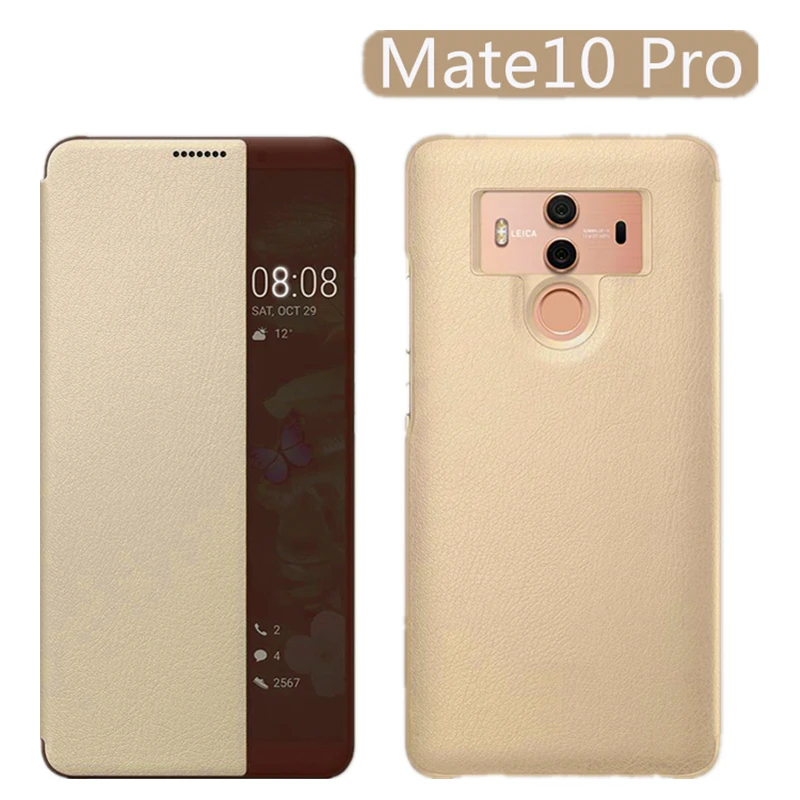 Флип-чехол с окошком для huawei mate 10, 9 Pro, роскошный флип-чехол из искусственной кожи для huawei mate S, 8, 7, задний Чехол s, чехол etui