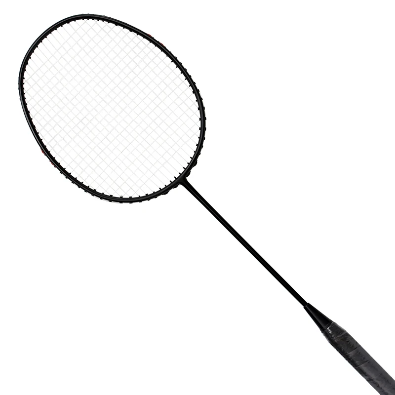 badminton racket Carbon fiber black racket white professional badminton
