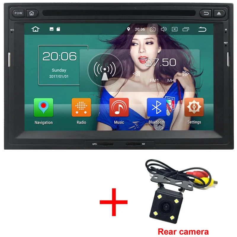 KLYDE 4G Android 8 Octa Core 4G B Оперативная память 32 ГБ Встроенная память dvd-плеер автомобиля стерео для peugeot 3008 5008 партнер 2010 2011 2012 2013 - Цвет: Radio x Rear Camera