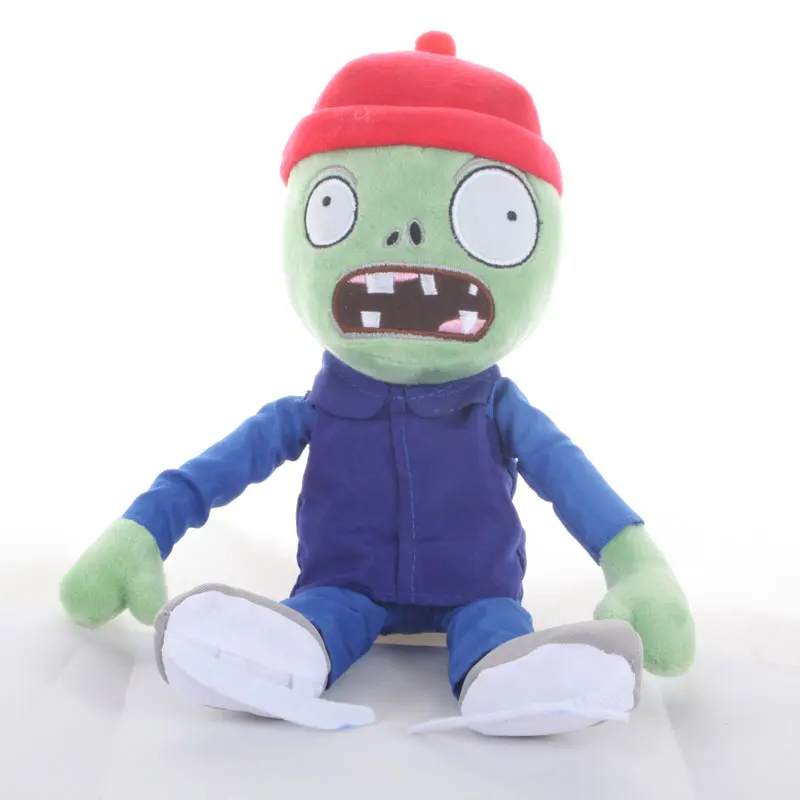 30 см Растения против Зомби косплей плюшевые игрушки PVZ плюшевый зомби для катания