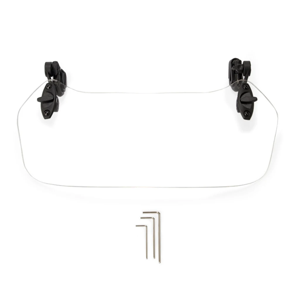 

Risen Deflector Windscreen Adjustable Accessories Spoiler Waterproof Universal Safety Motorcycle Protector Clip-on Professional