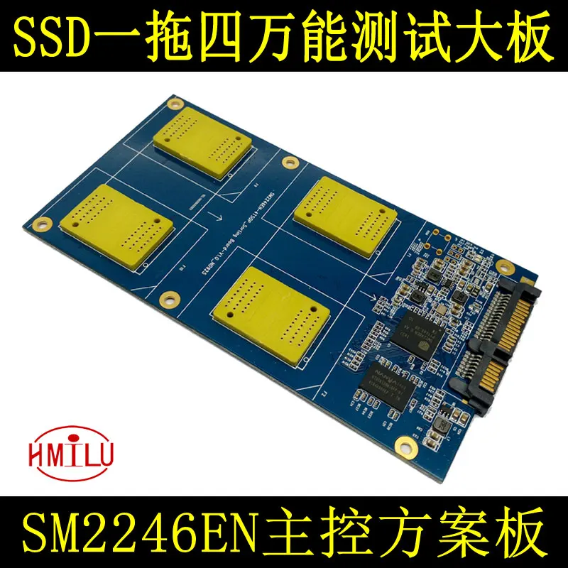 SSD one of four universal test board NAND Flash test board SM2246EN master flash test