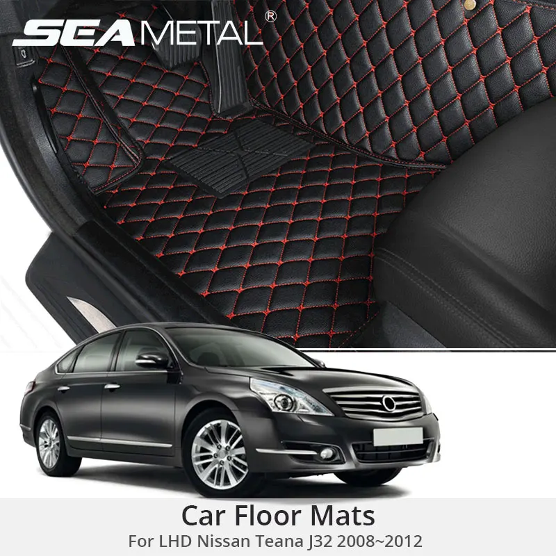 For LHD Nissan Teana J32 2012 2011 2010 2009 2008 Car Floor Mats Custom Rugs Auto Interior Foot Mat Pads Accessories Car-styling For LHD Nissan Teana J32 2012 2011 2010 2009 2008 Car Floor Mats Custom Rugs Auto Interior Foot Mat Pads Accessories Car-styling