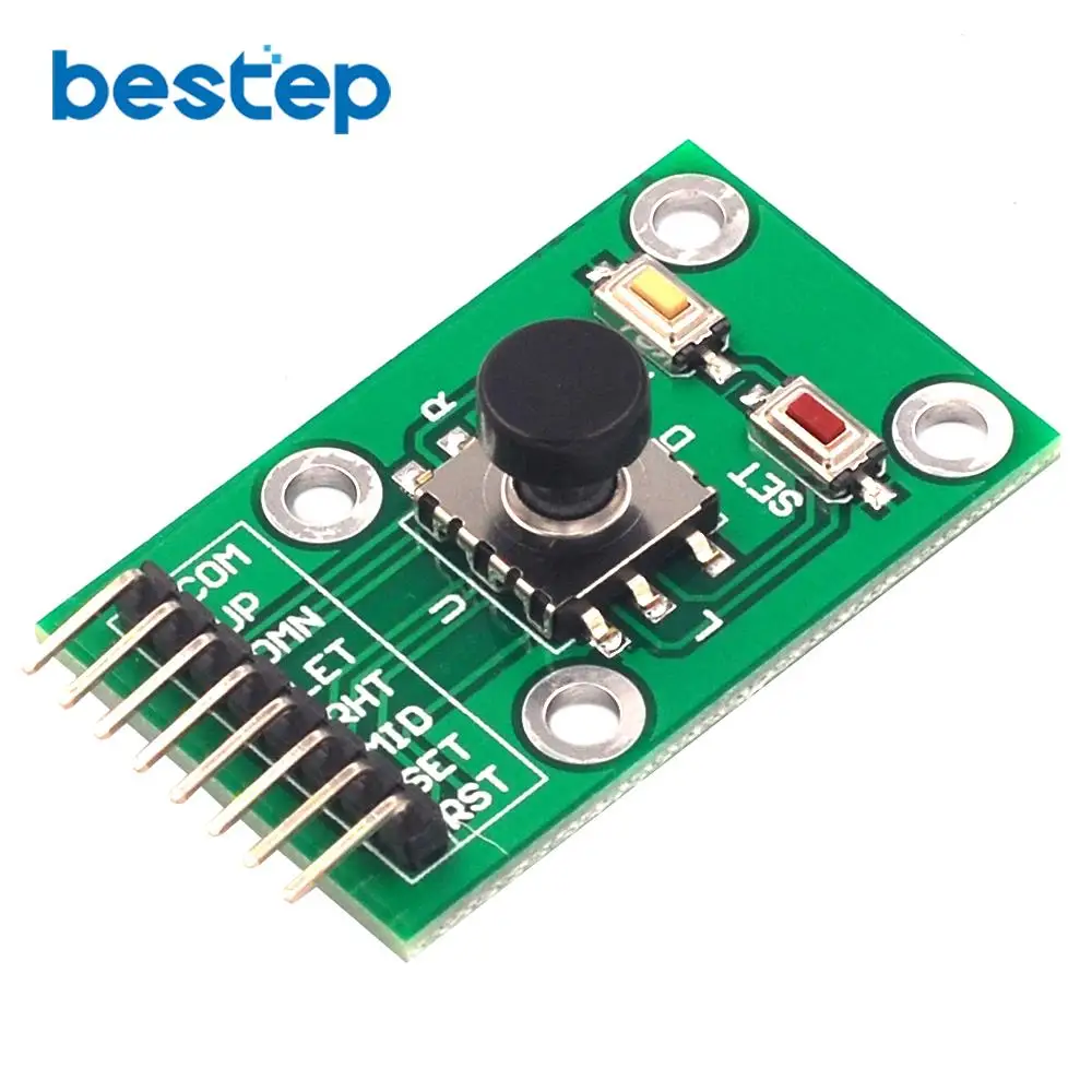 

Five Direction Navigation Button Module for MCU AVR Game 5D Rocker Joystick Independent Keyboard for Arduino Joystick Module