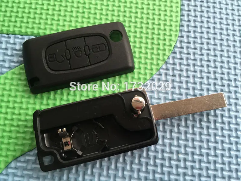 Сменный Корпус ключа для Citroen C4 Picasso C5 C6 Light Symbol 3 кнопки брелок дистанционного
