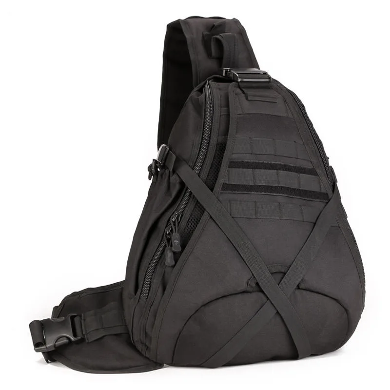  Men Tactical Backpack Single Shoulder Bag Chest Bags Molle Army Military Crossbody Outdoor Camping 