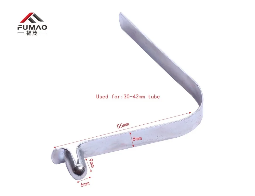 fabricante personalizado botoes de polo muleta cabeca dupla clipe para travamento pino tubo 01