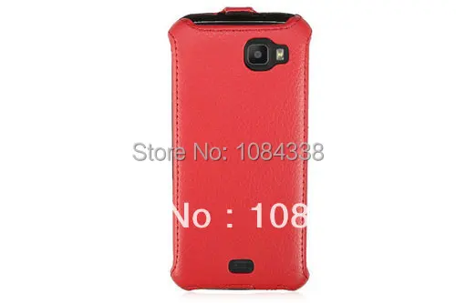 Natural Leather Case Cover Heat Setting Smooth for Fly IQ4411 Energie 2 Red |