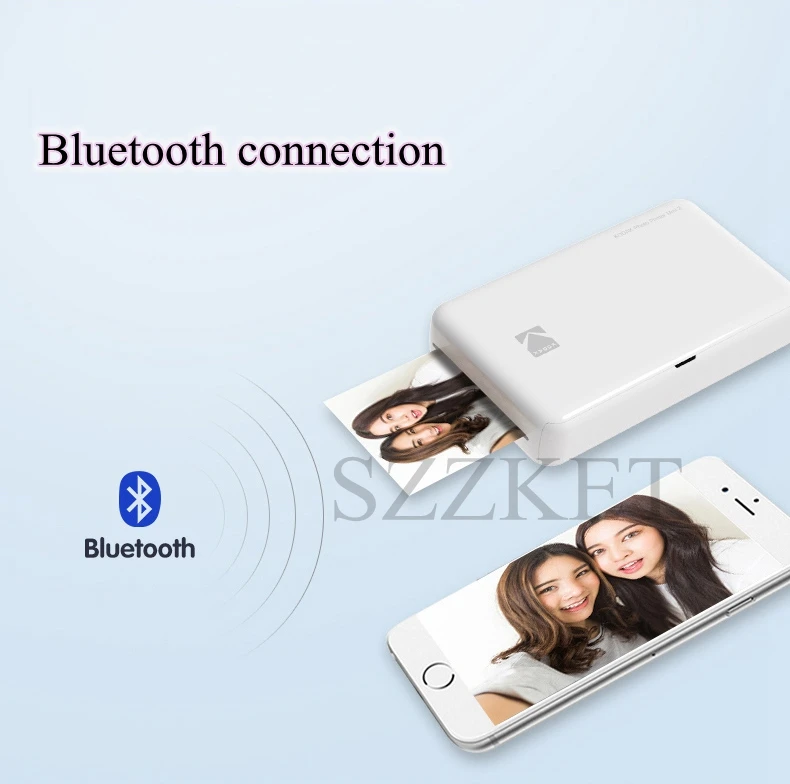 Bluetooth подключение сублимации мобильный телефон цветной фотопринтер карманный мини портативный фотопринтер 3 дюймов фото для Kodak PM220