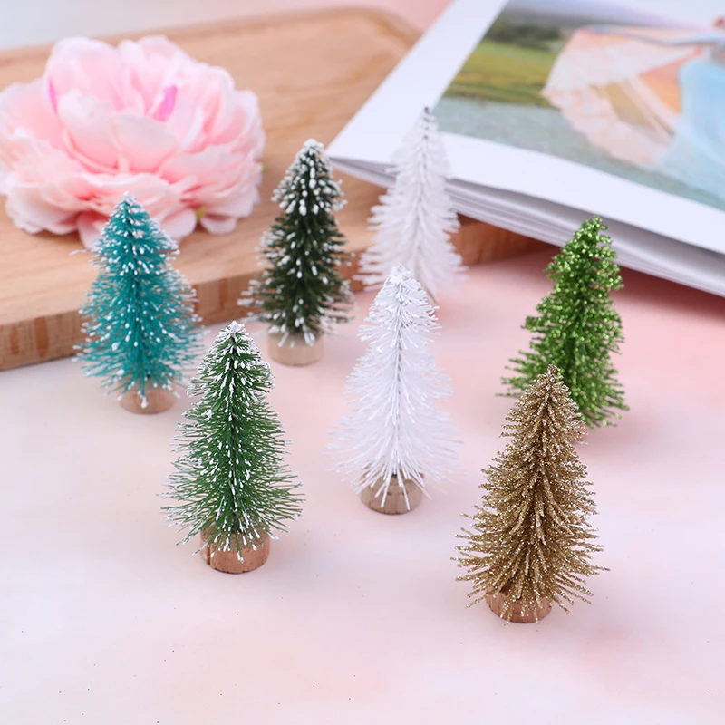 

HOT 1/3Pcs Mini Christmas Tree With Flash Adornos De Navidad Para Casa Christmas Tree Arbol De Navidad New Year's Decoration
