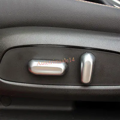 4 * ABS матовая крышка регулировки внутреннего сиденья для Chevrolet Equinox 2018|trim cover|trimabs |