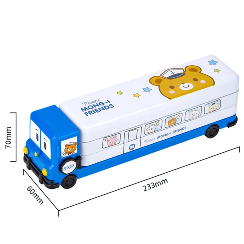 Wholesale Bus Pencil Case Kids Cartoon Bus Bag School Car Pencil Bags Cute  Canvas Car Pencil Bag Birthday Christmas Gift From Esw_home2, $1.83