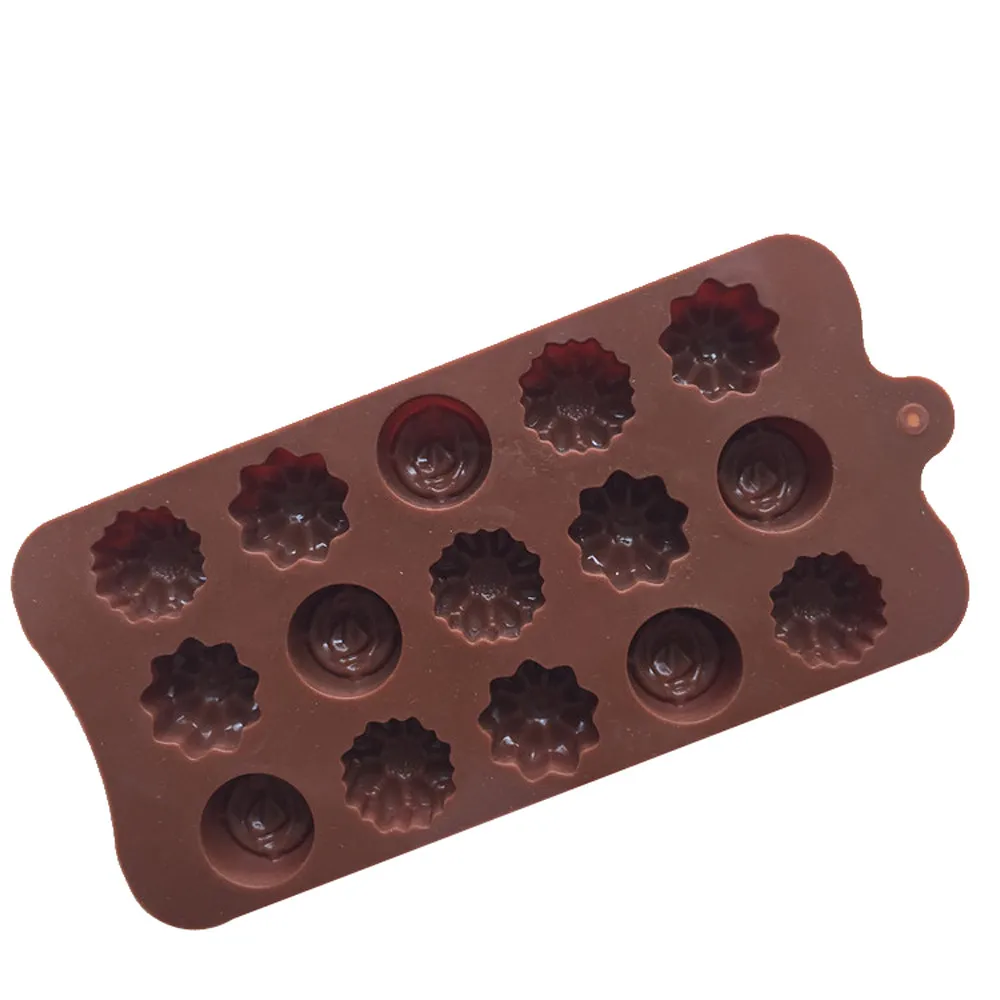 

Cavity Silicone Flower Rose Chocolate Cake Soap Mold Baking Ice Tray Mould
