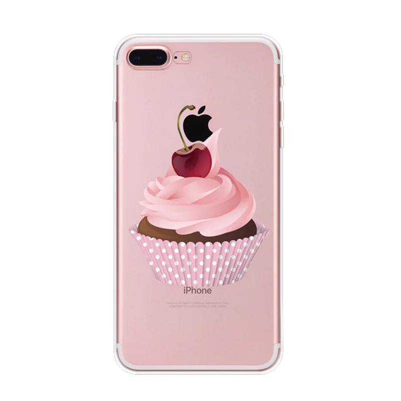 Чехол для телефона Donut Icecream iphone XS max мягкий силиконовый прозрачный чехол из ТПУ